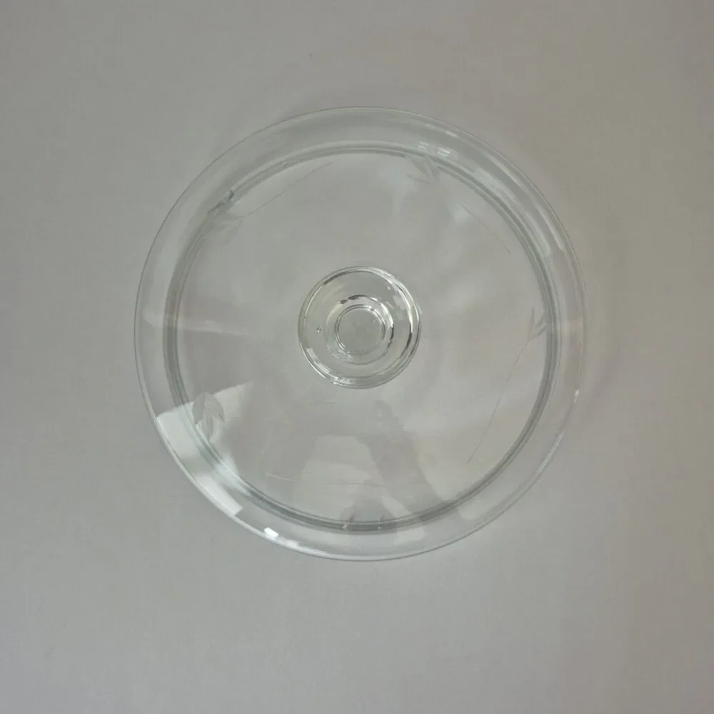 VTG Princess House Heritage Crystal Etched Floral Covered Dishes Bowls Set of 2